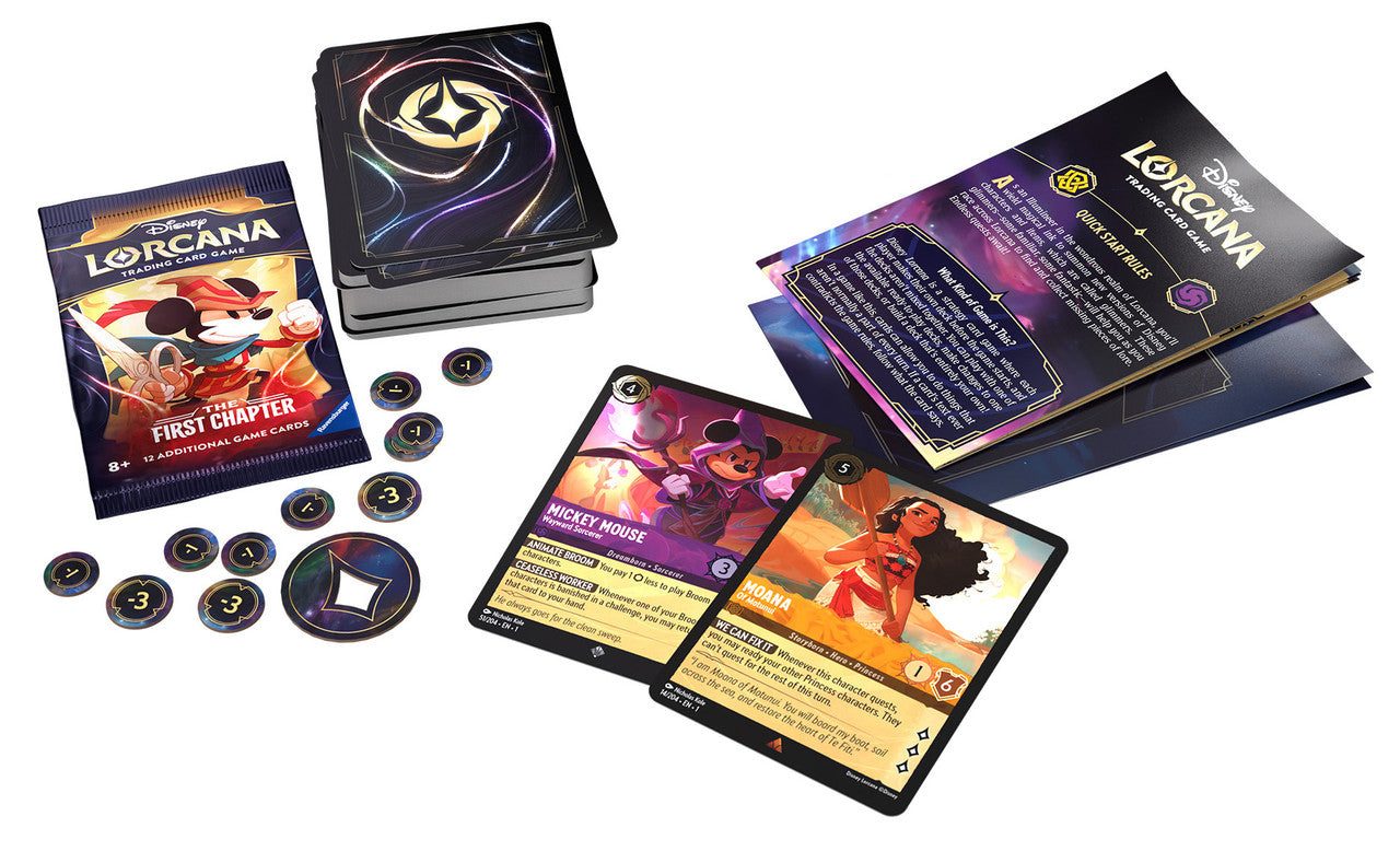 Disney Lorcana The First Chapter Starter Deck - Amber & Amethyst (Moana & Mickey)
