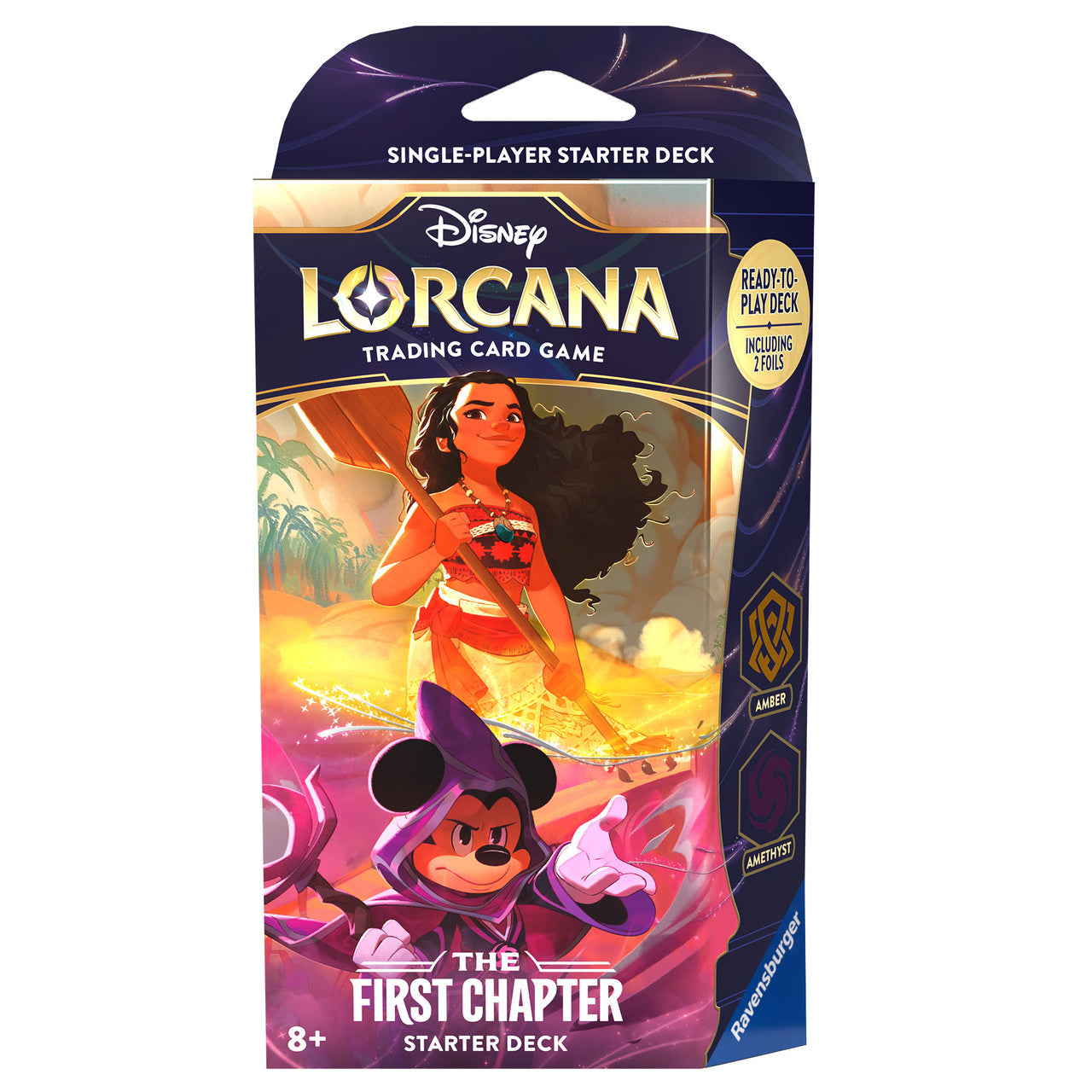 Disney Lorcana The First Chapter Starter Deck - Amber & Amethyst (Moana & Mickey)