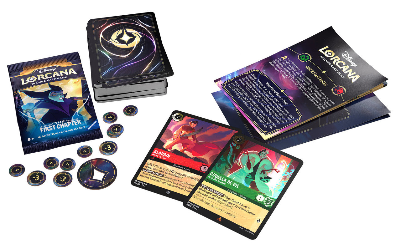 Disney Lorcana The First Chapter Starter Deck - Emerald & Ruby (Cruella & Aladdin)