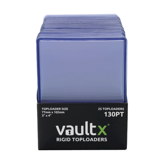 Seamless Rigid Toploaders 130PT Pack of 25