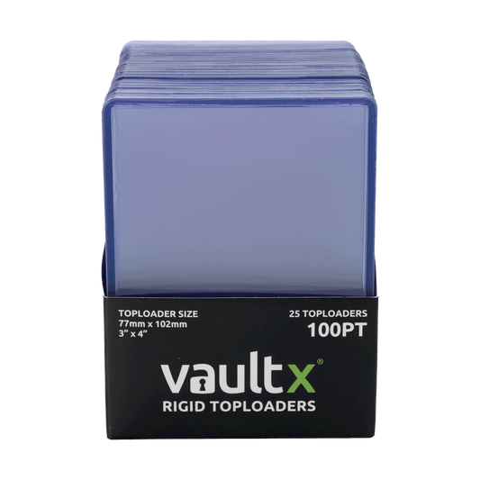 Seamless Rigid Toploaders 100PT Pack of 25