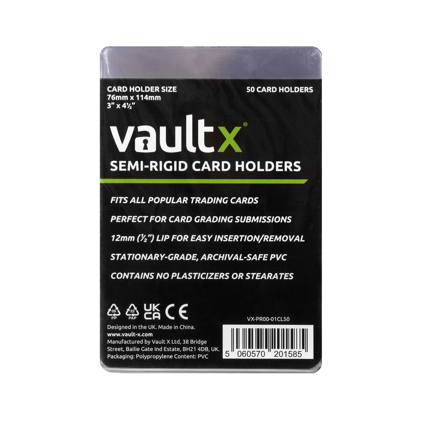 Slim Semi Rigid Card Holders