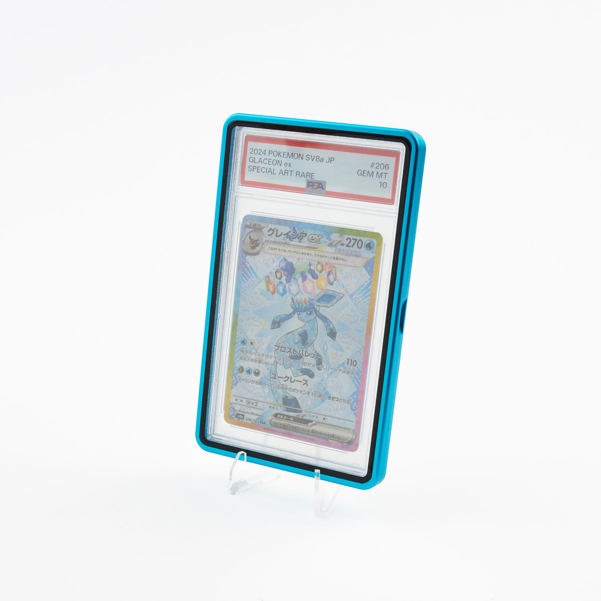 PSA Graded Card Protective Case Light Blue
