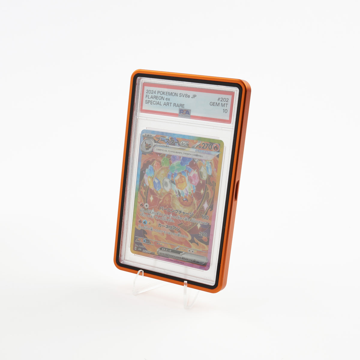 PSA Graded Card Protective Case Orange