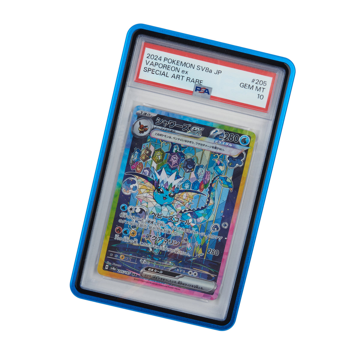 PSA Graded Card Protective Case Blue