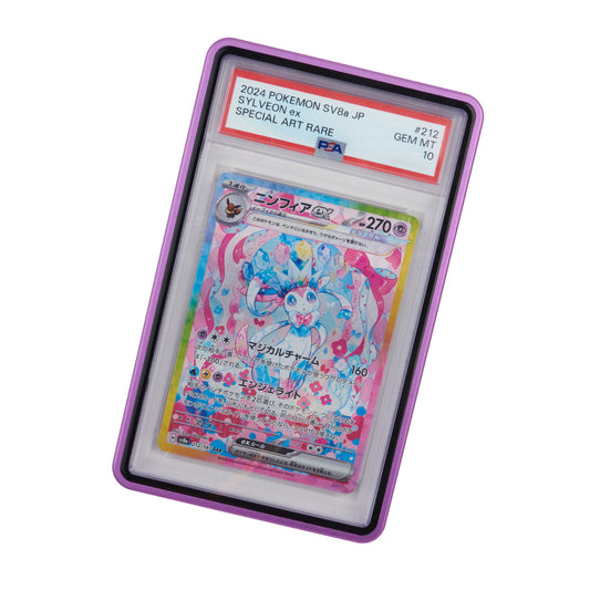 PSA Graded Card Protective Case Dark Pink