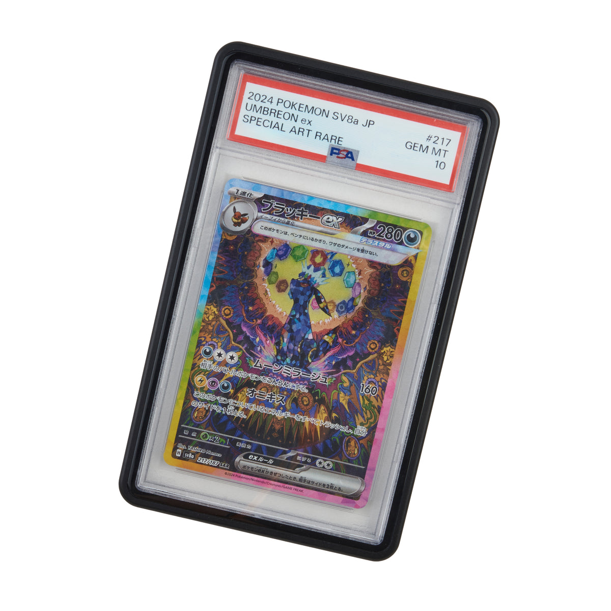 PSA Graded Card Protective Case Black