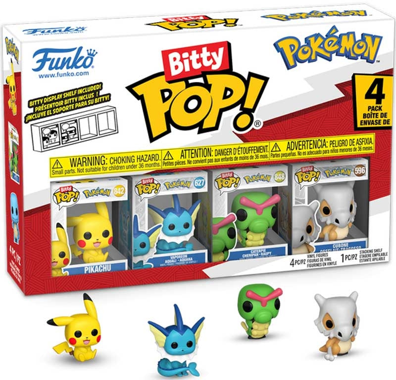 Funko Bitty Pop - Pokemon - Pikachu 4PK