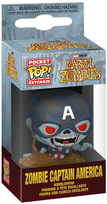 Funko Pop Keychain - MZS4 - Zombie Captain America
