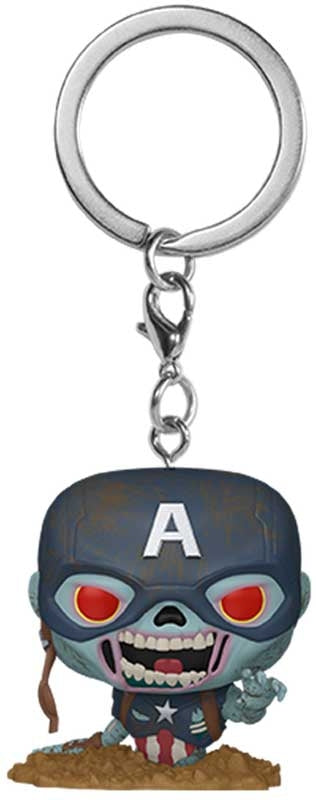 Funko Pop Keychain - MZS4 - Zombie Captain America