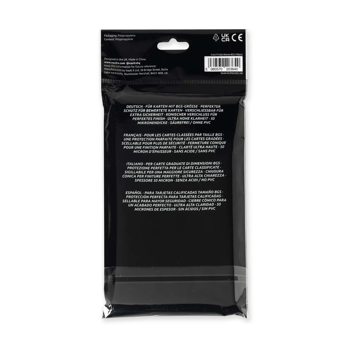 Exact Fit Slab Sleeves BGS Pack of 100