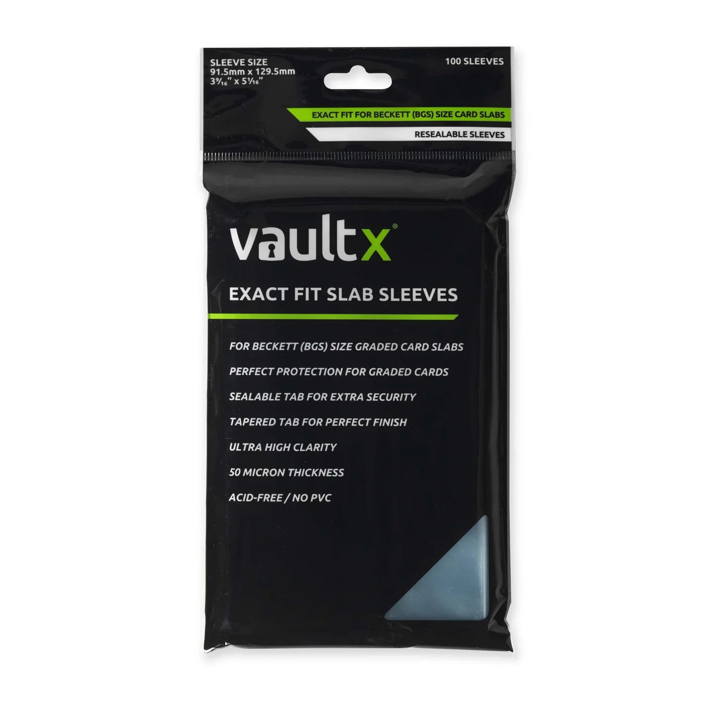Exact Fit Slab Sleeves BGS Pack of 100